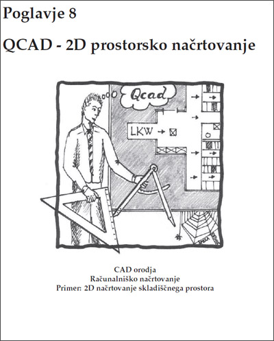 QCAD - 2D prostorsko načrtovanje.